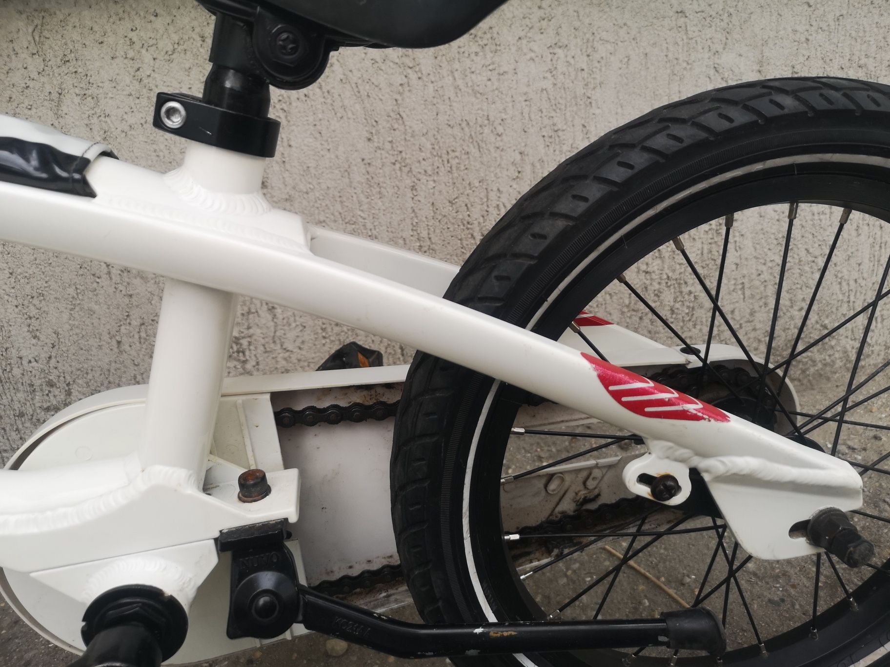 Bicicleta copii Mercedes Benz, 16 zoll, aluminiu, alb, 3 ani+ ,