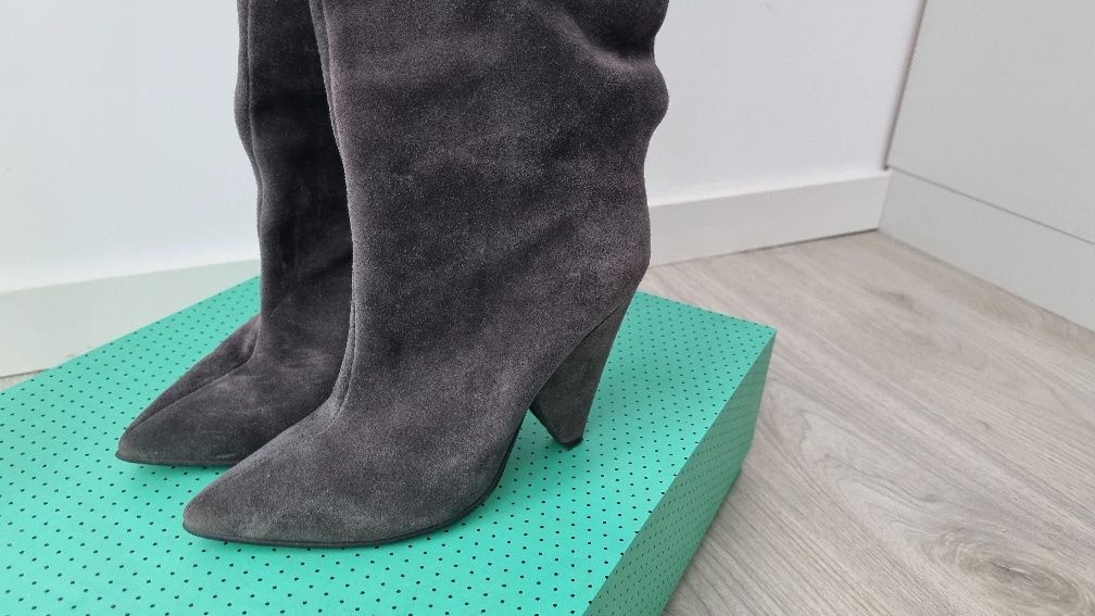 Cizme lungi din piele Mamzelle 35