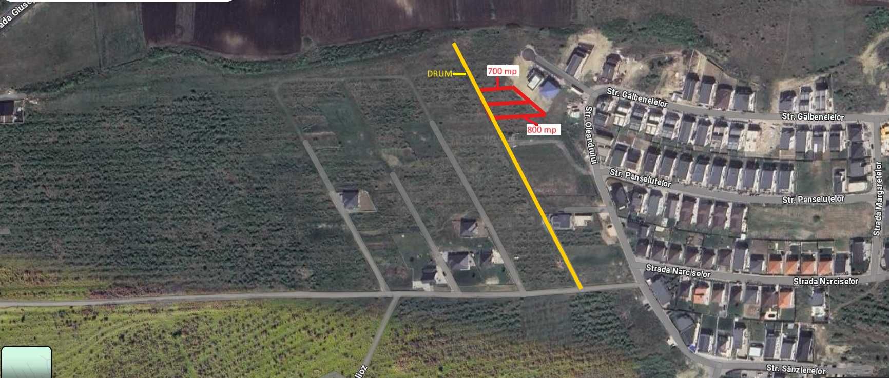 Teren cu panorama deosebita, zona Voronet