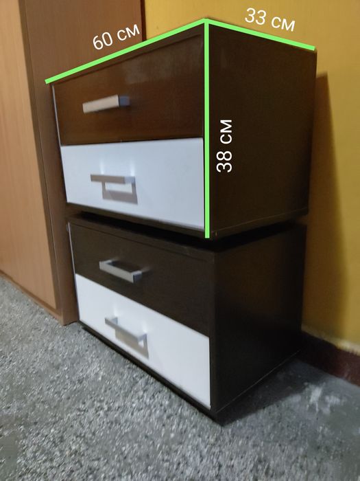 Нощно шкафче 2 бр.