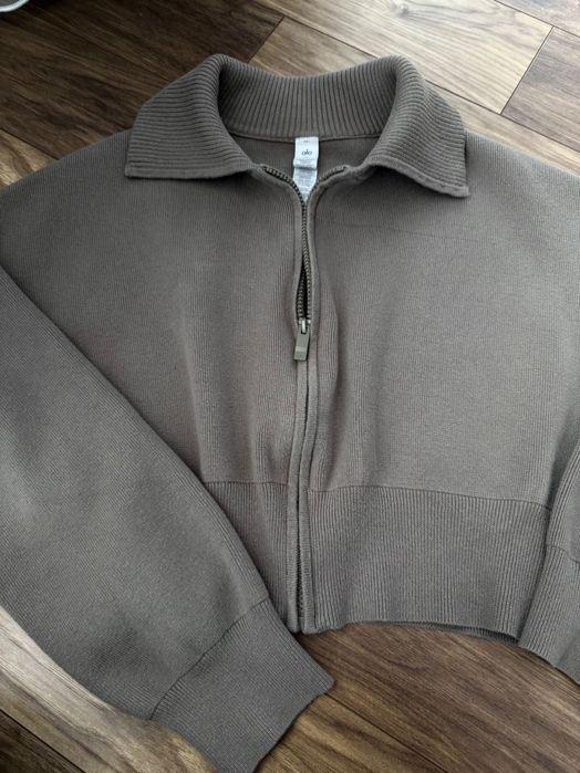 Пуловер с цип Alo Yoga оригинален