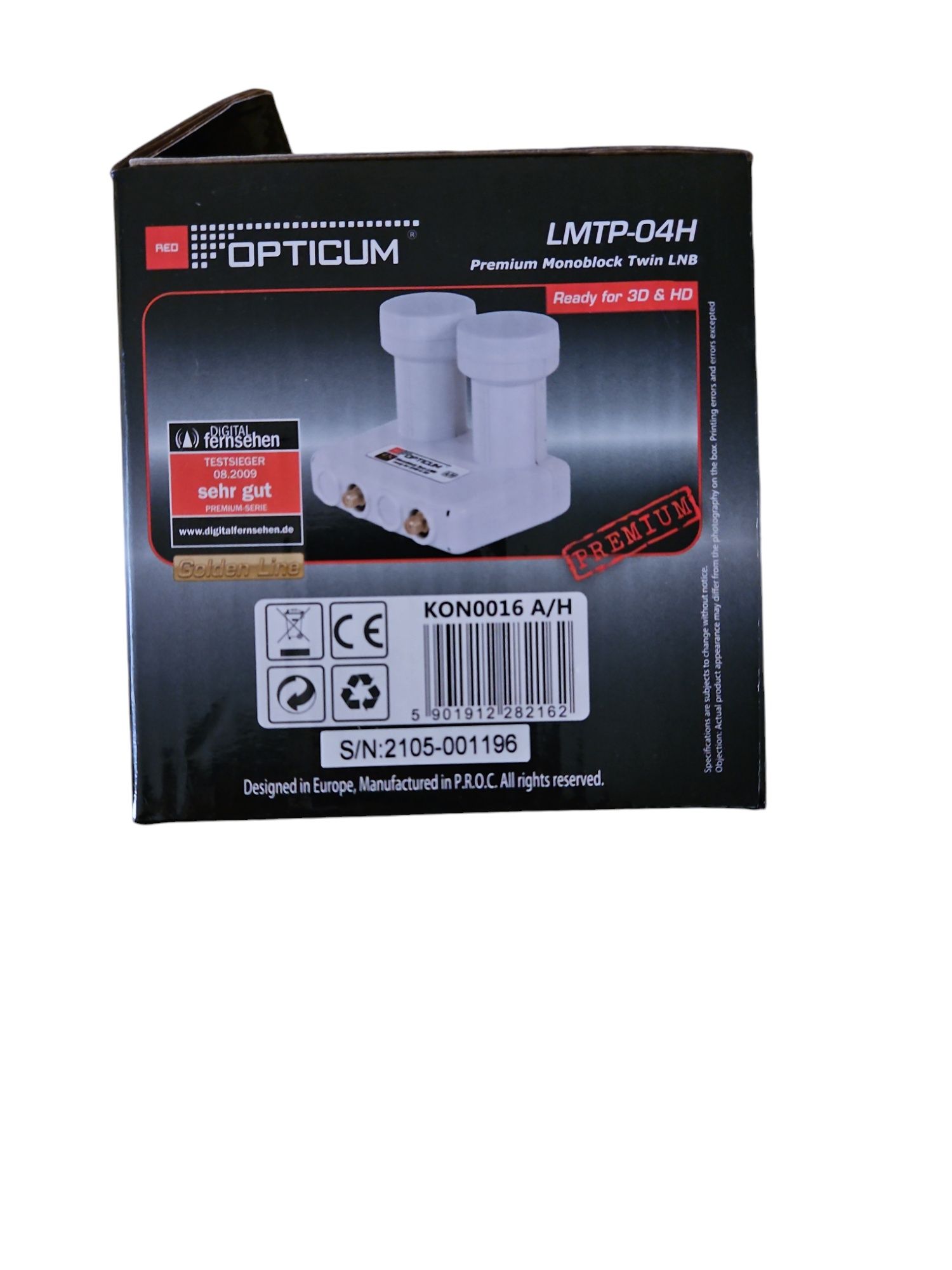Vând LNB Twin Monobloc Opticum LMTP-04H, premium,