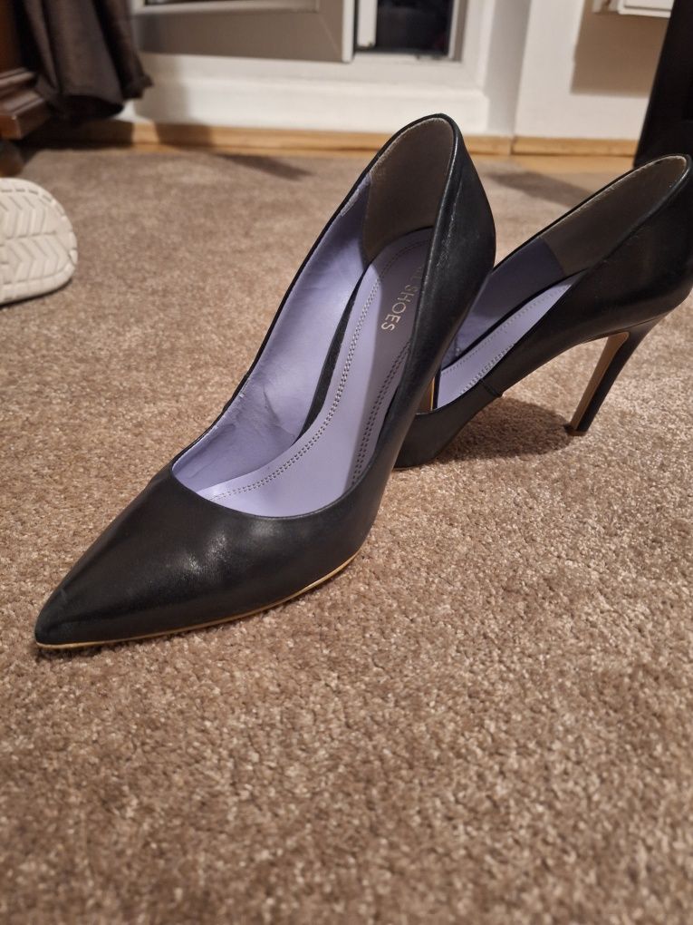 Pantofi stiletto Anna Cori, mărime 37, negru