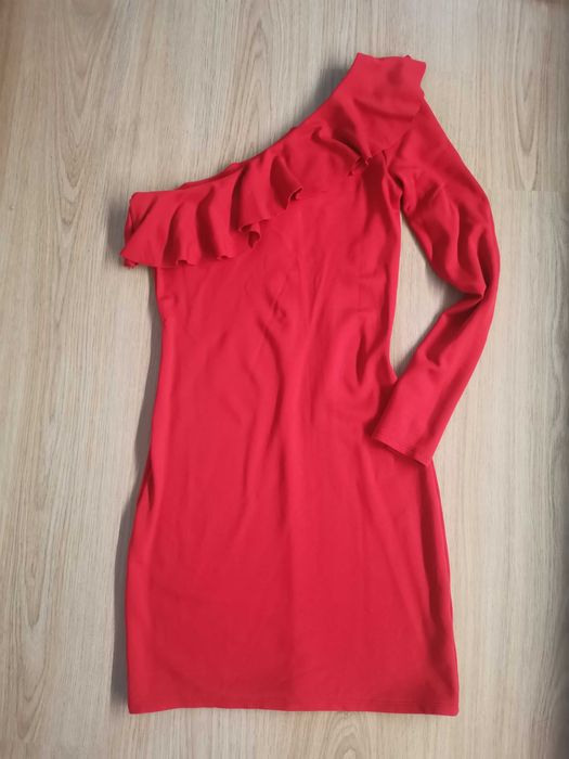 H&m нова червена рокля ХС