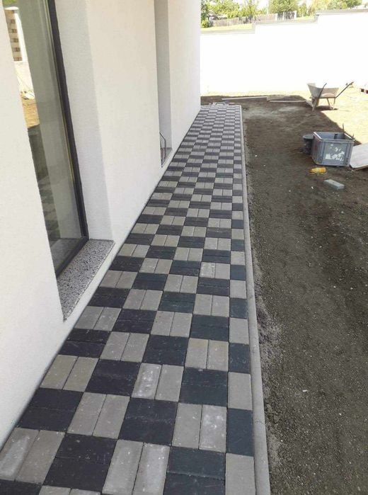 Montaj pavele, borduri și rigole