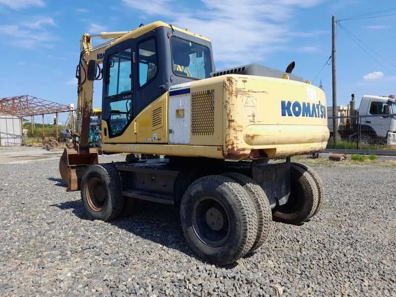 Exacavator pe roti Komatsu PW130, 13.9 tone, 2006