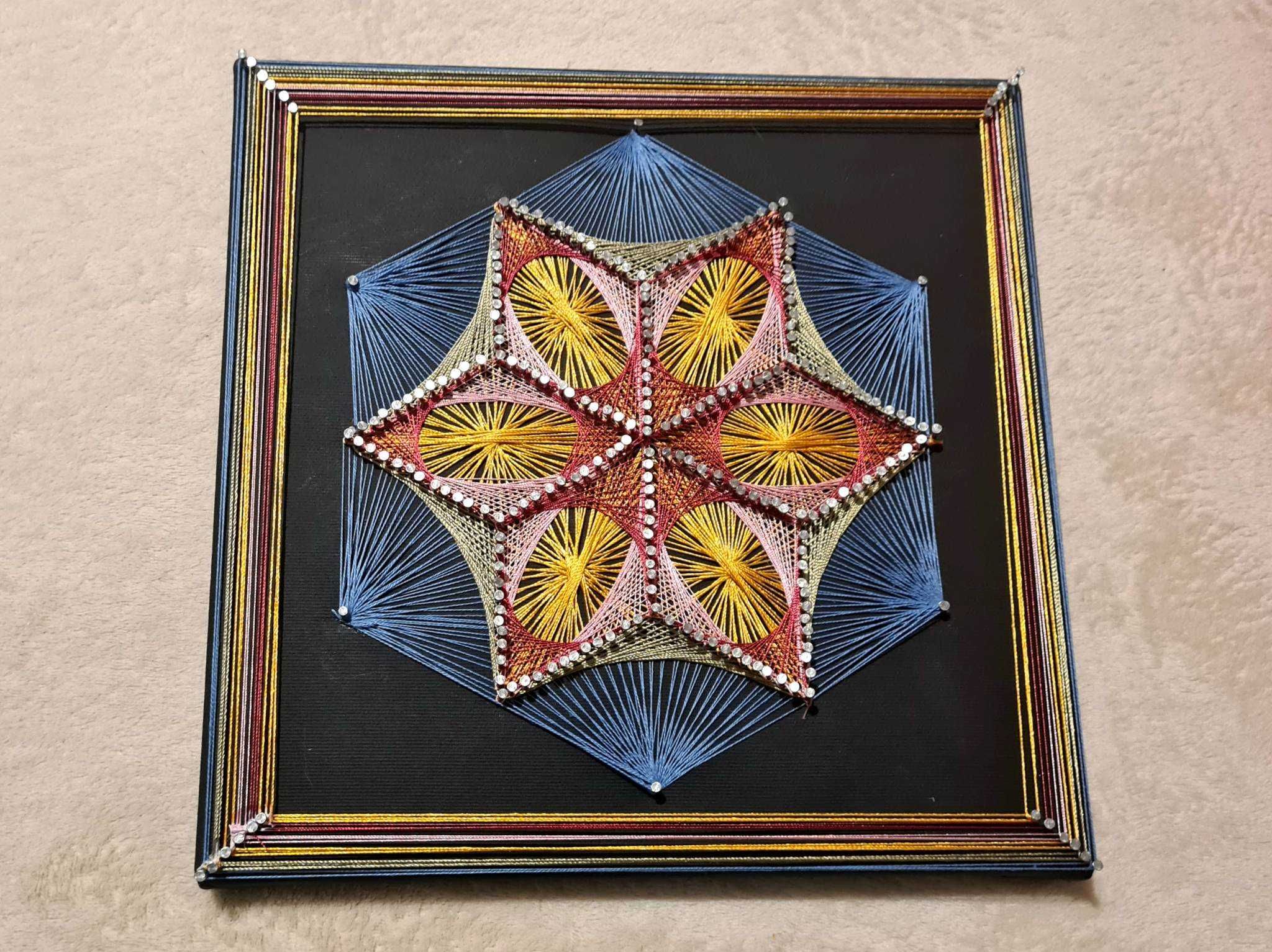 Tablou Mandala String Art