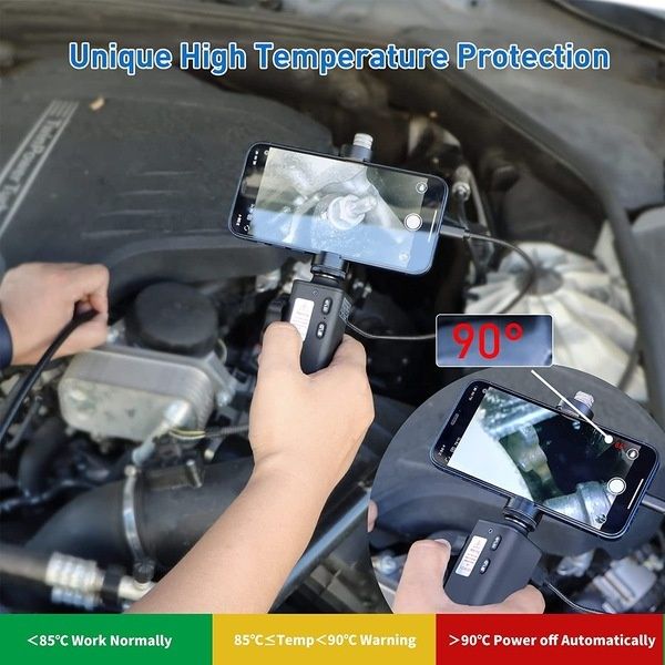 Ralcam Артикулиращ ендоскоп за iPhone, бороскопска инспекционна камера