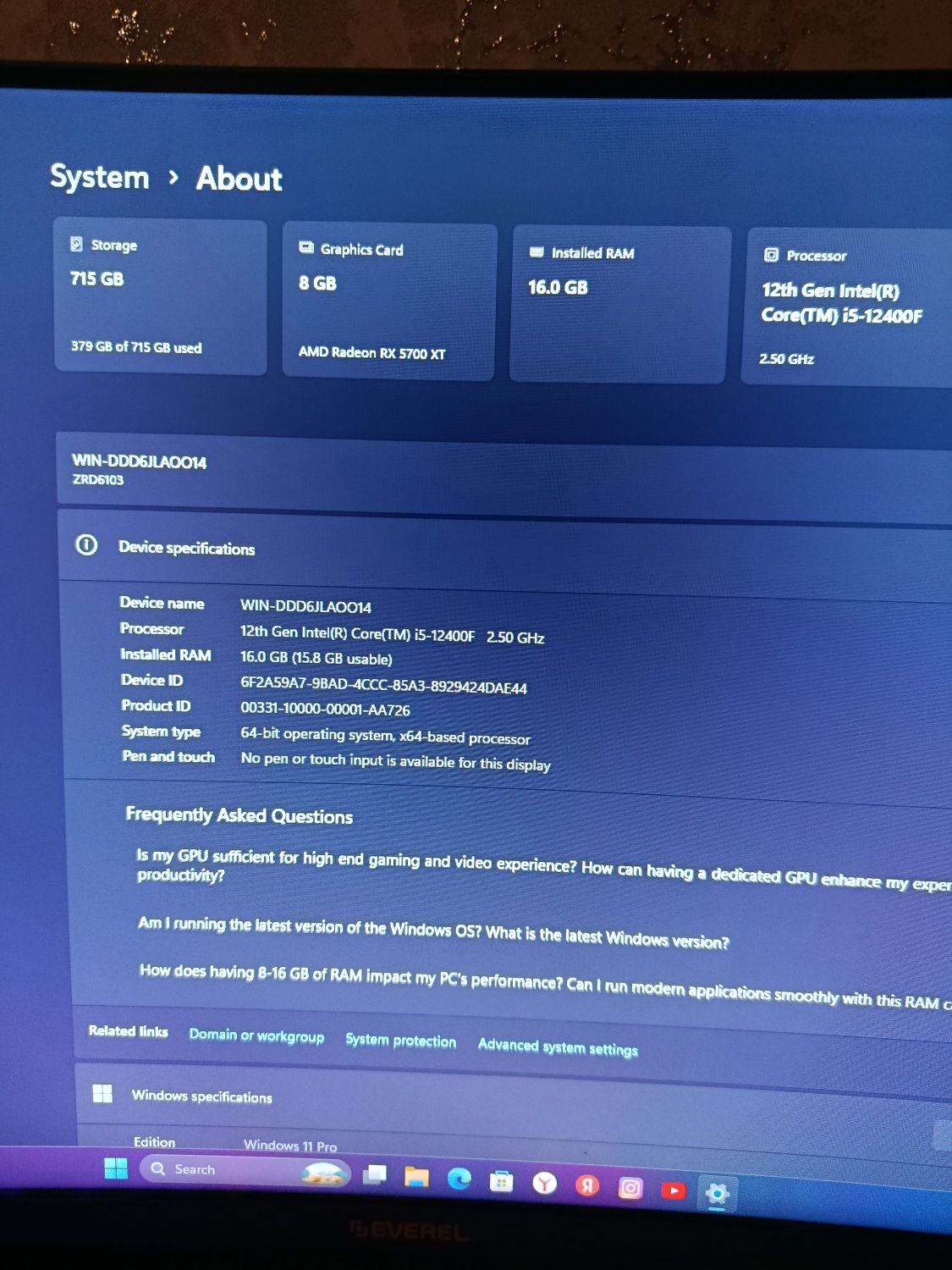 Gaming zborka gamerlar uchun maxsus