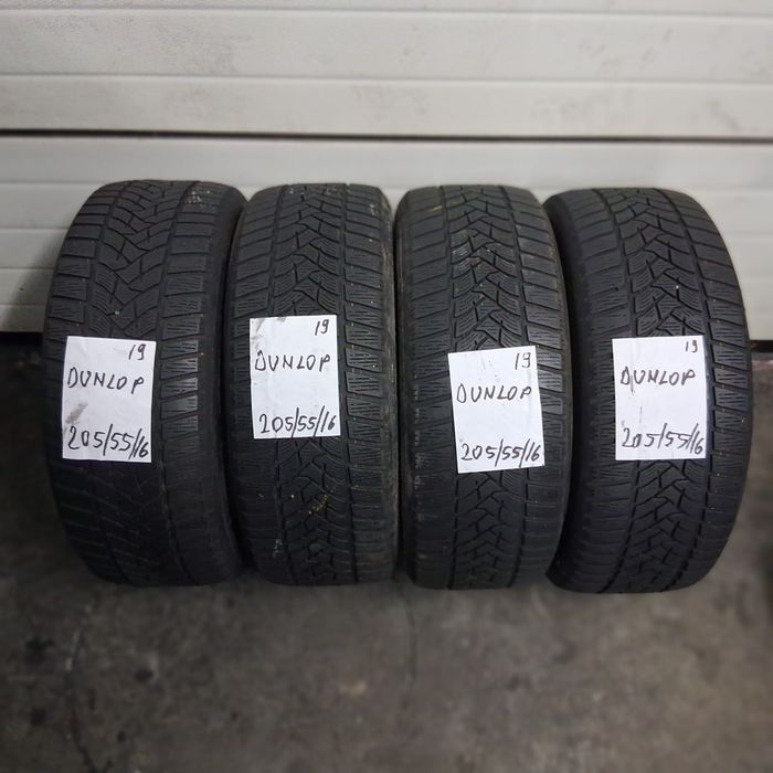 4×205/55/16 M+S.DUNLOP 2019.Stare excelenta.