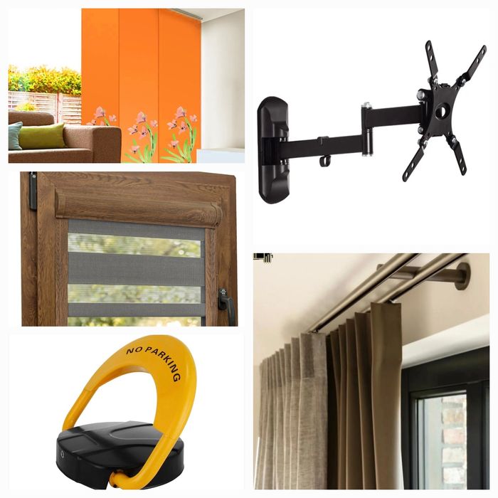 Montaj draperii, jaluzele, rolete, bare, suport TV