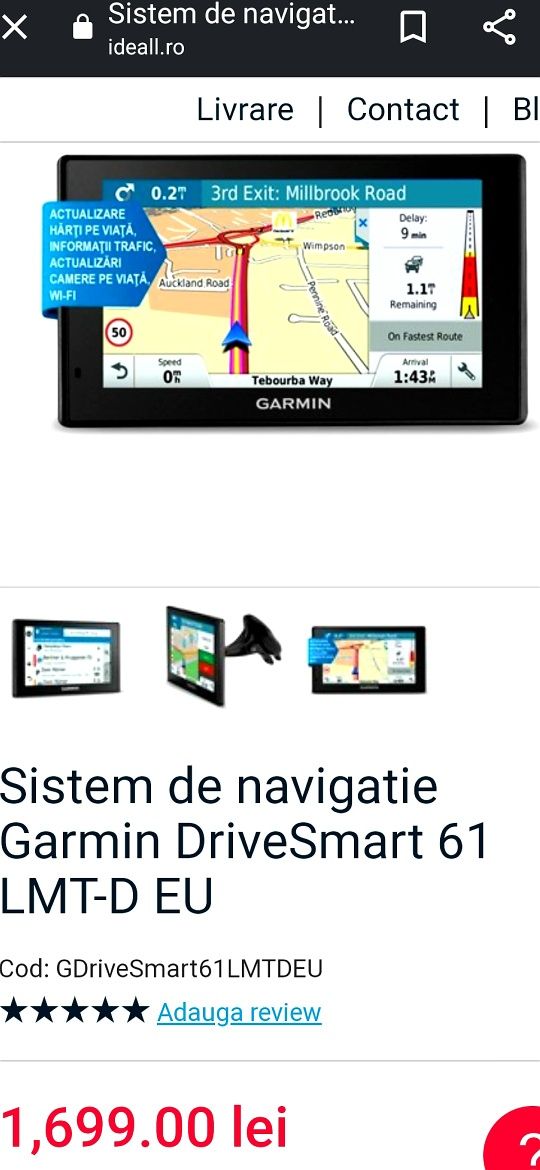 Gps*GARMIN*2024*Autocar-Camion-Microbuz-Masina-AutoRulota*Navigatie EU