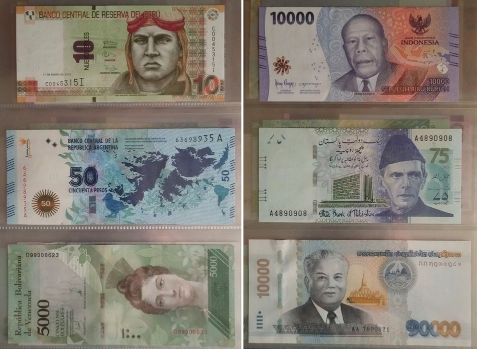 Банкноты Коллекция, UNC (без обращения)