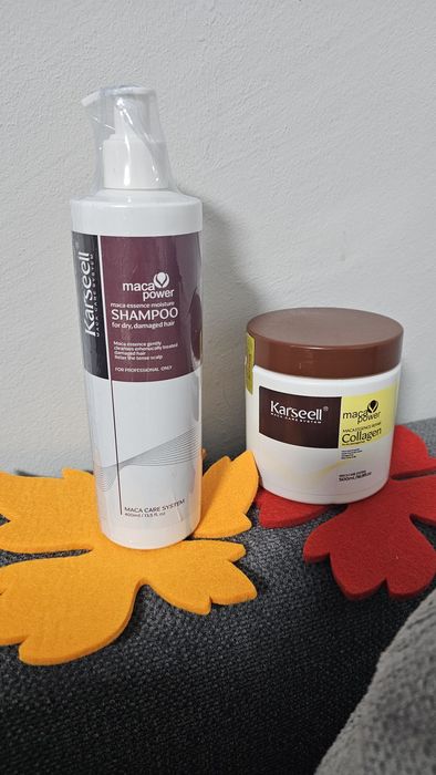 Колагенова маска за коса Karseell и шампоан Karseell