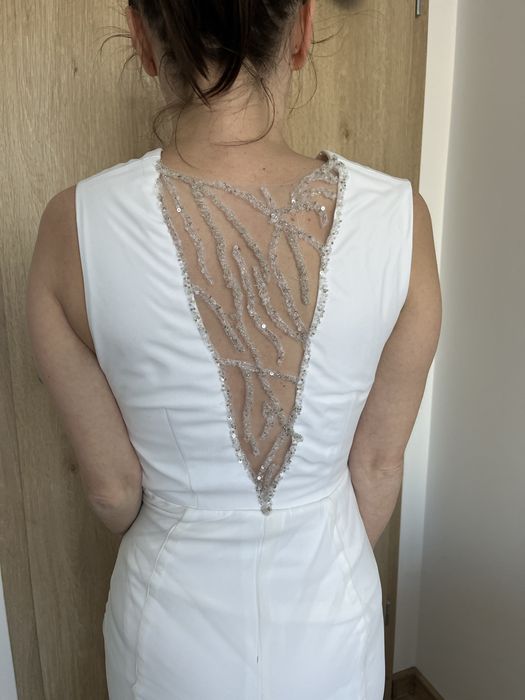 Rochie mireasa matase si tul marimea 34-36