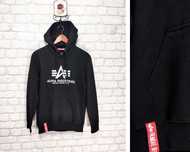 Alpha Industries Оригинална мъжка горница суичър с качулка Размер М