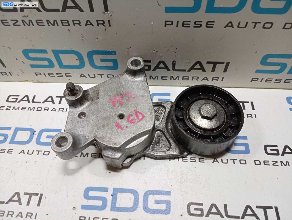 Rola Intinzator Intinzatoare Curea Alternator Accesorii Motor Ford Fiesta 5 1.6 D 2004 - 2008 Cod 419484 [M5060] [Pe Masini]