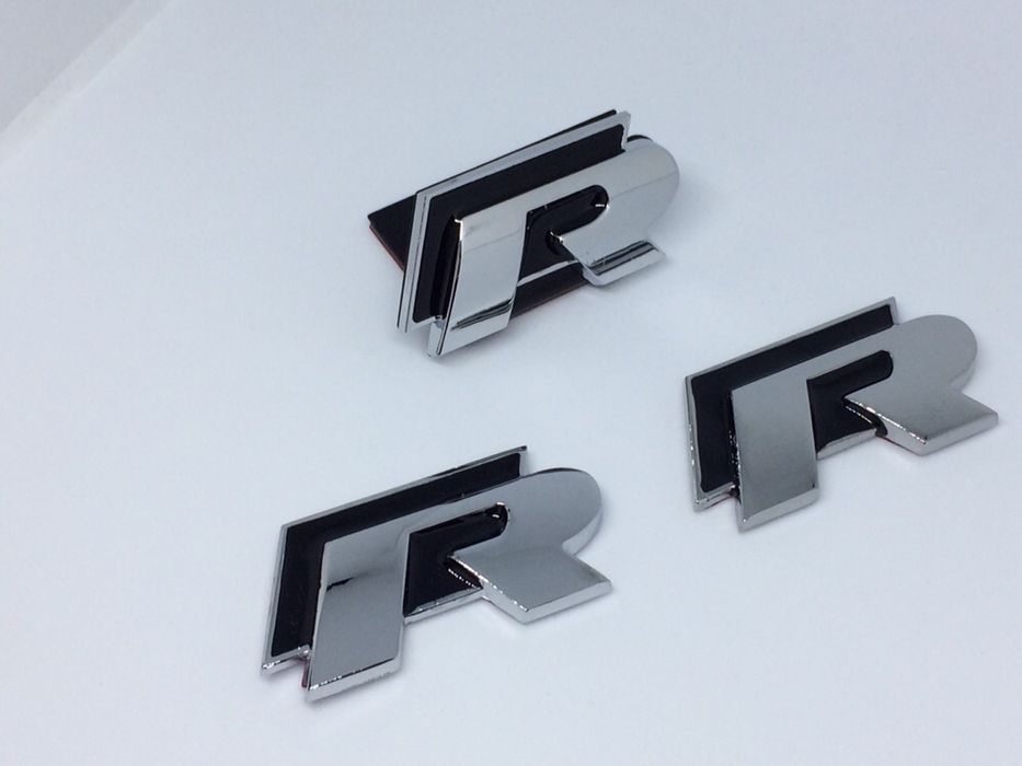 Set Embleme VW R negru