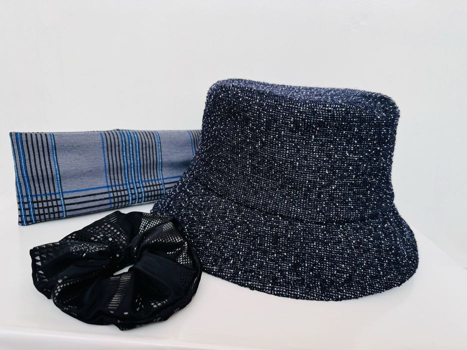 Комплект Шапка дамска скрънчи колие