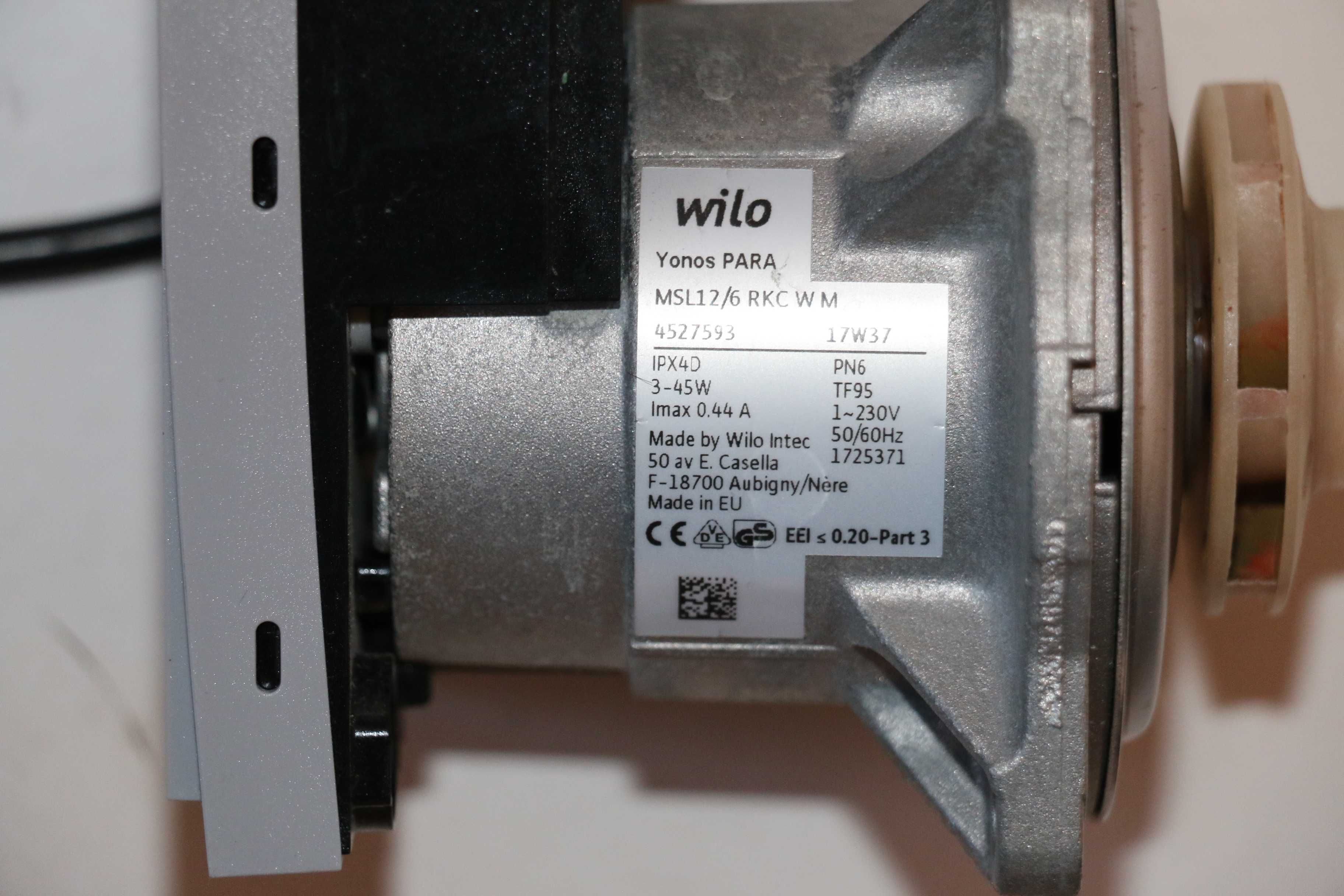 Pompa Wilo Yonos PARA MSL12/6 RKC WM centrala Buderus GB012 Bosch 2000