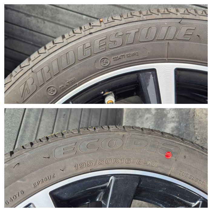 Roti Jante Aliaj 4x100 16'' 195/50/16 VARA - OEM Toyota Yaris