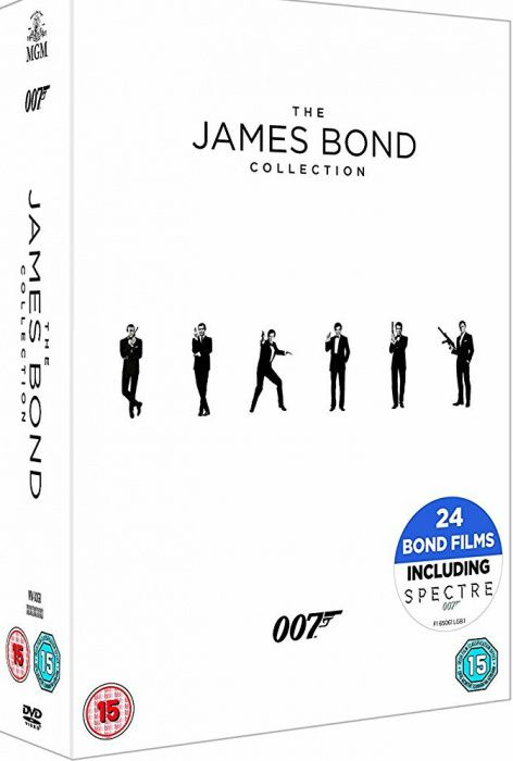 Mapa Filme James Bond 007 DVD Complete Collection 1-24 Originale