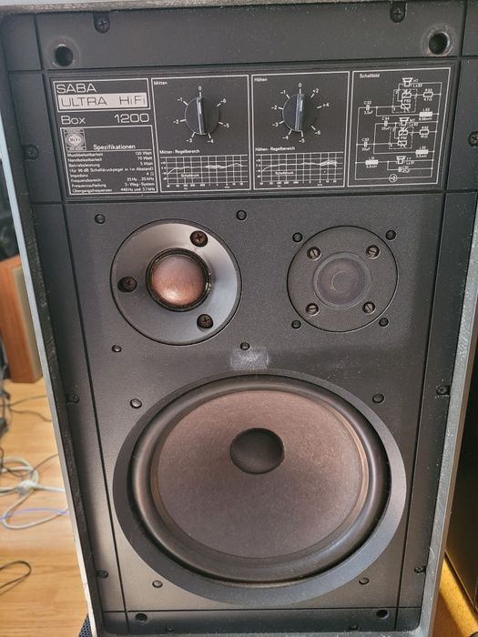 Boxe Vintage Saba Ultra Hifi Box 1200