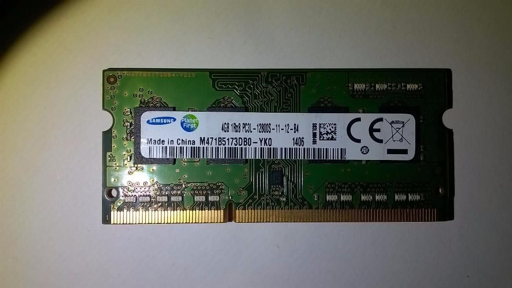 Ram laptop Samsung 4GB PC3-12800 DDR3 1600Mhz M471B5173DB0
