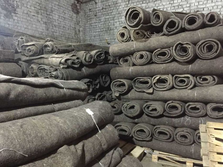 Войлок/кошма/технический/полугрубошерстный/грубошерстный/юртовый/фетр