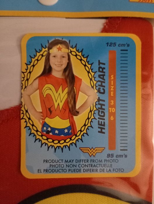 Set Costum super eroi batgirl, supergirl, american woman pt copii 3-6