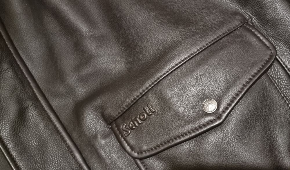 Geaca piele Schott XXL