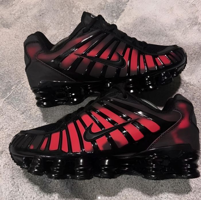Nike Shox TL Black & Red Thermoreactive мъжки маратонки