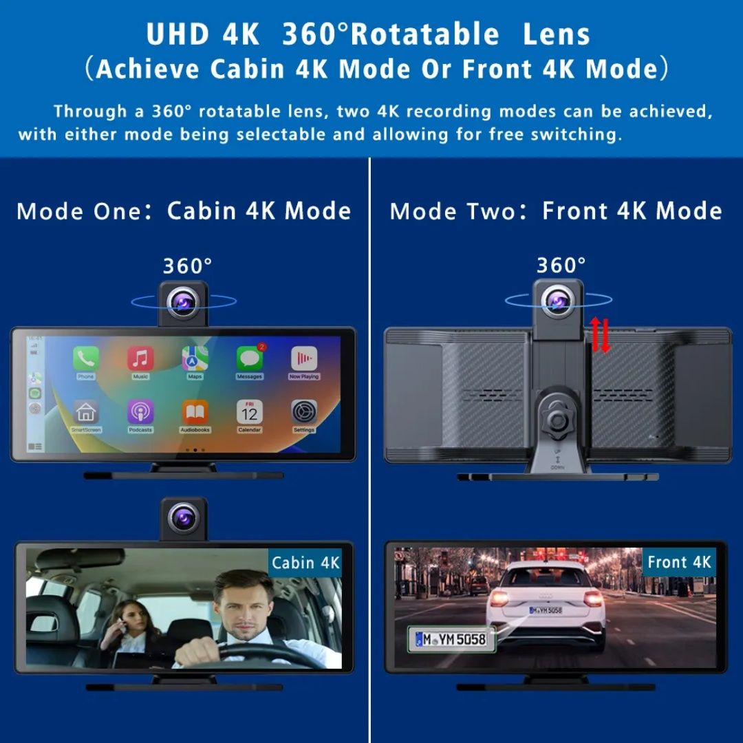 Navigatie Auto Universala Apple Carplay / Android Auto / Mirror link