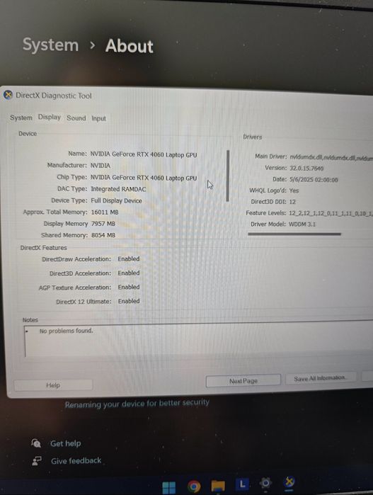 Laptop Lenovo Legion Gaming

RTX 4060 8GB
16GB RAM
1TB SD