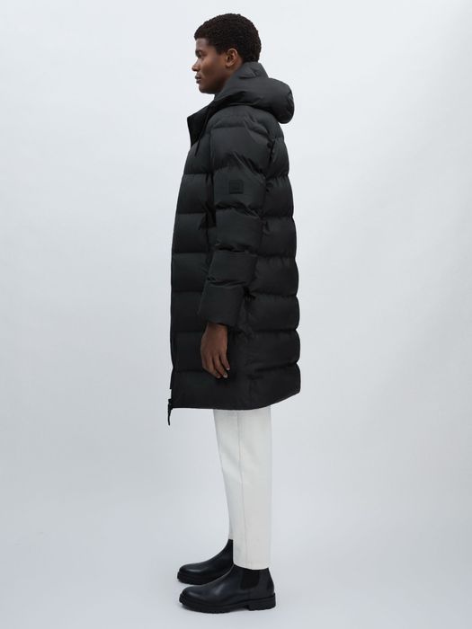 RAINS Alta Long Puffer Jacket Black Men мъжка парка