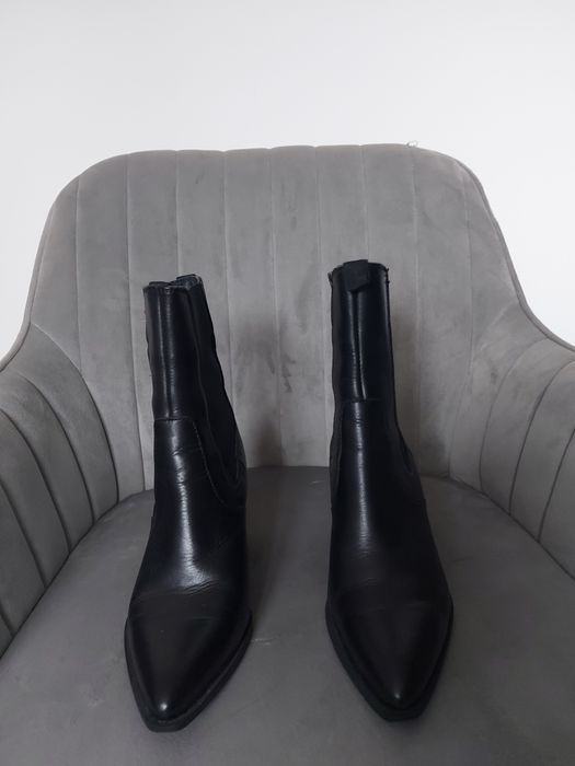 Botine badura piele naturala