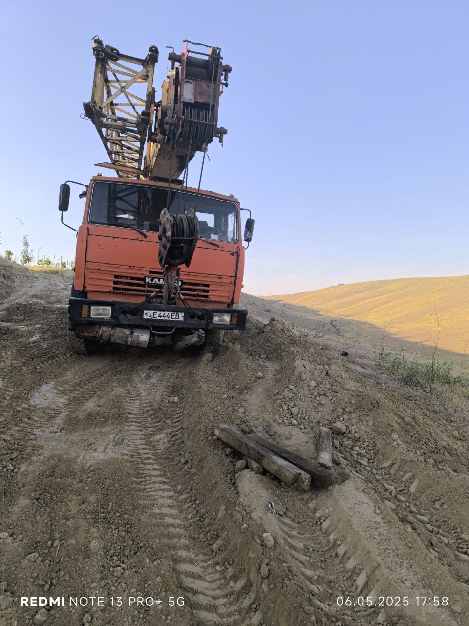 Авто кран Камаз евра 2
