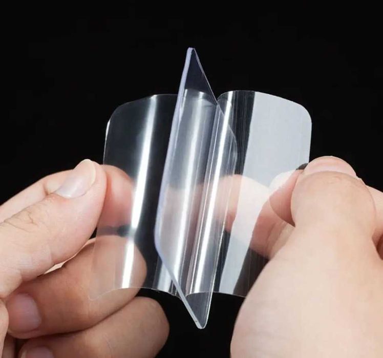 Липучки двусторонние тонкие для настенных  крючков-держателей 6 х 6 см