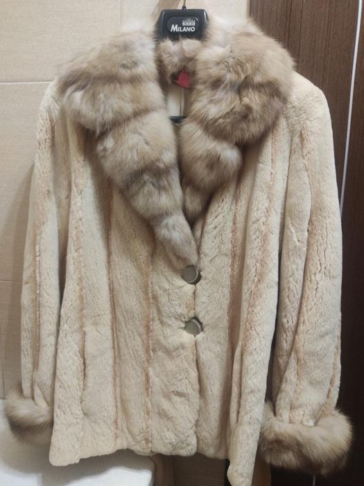 Шуба норковая. Соболь воротник и манжеты