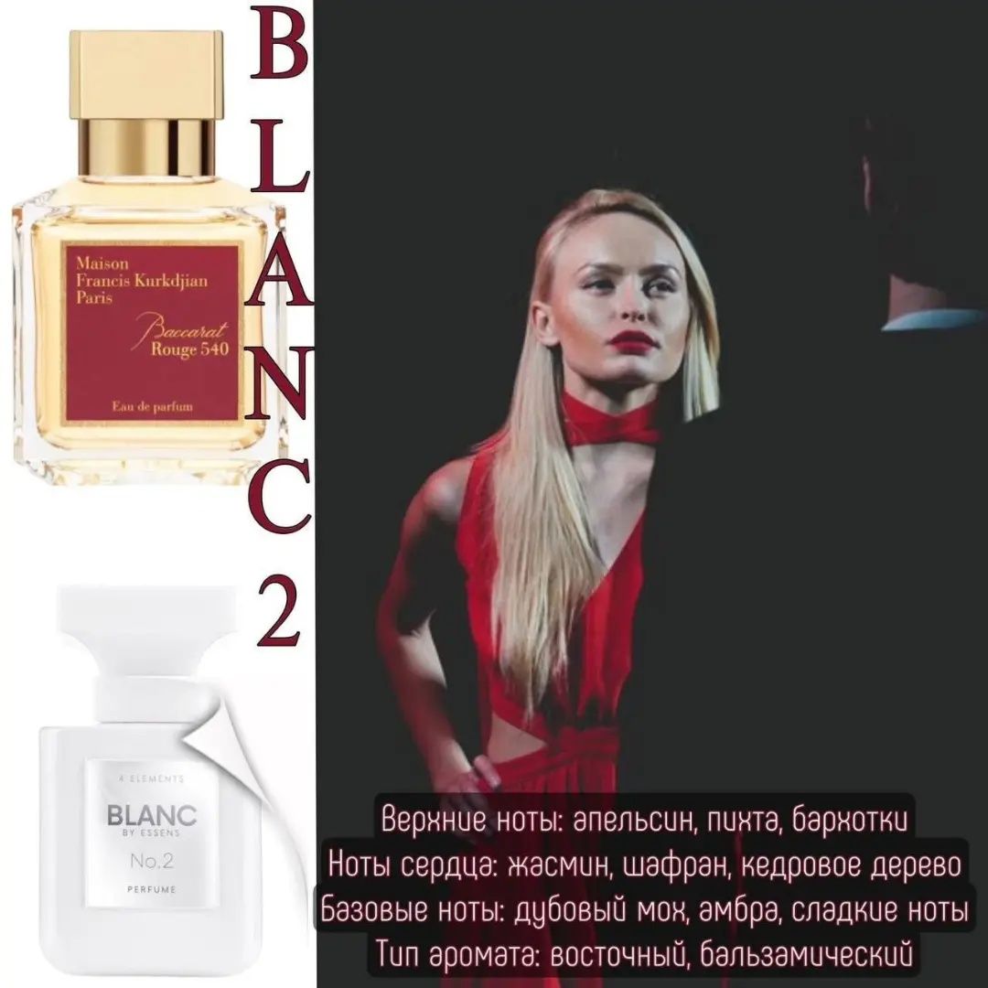 Парфюмы BLANC Essens, 7 ароматов  в стиле Maison Francis  Kurkdjian
BL