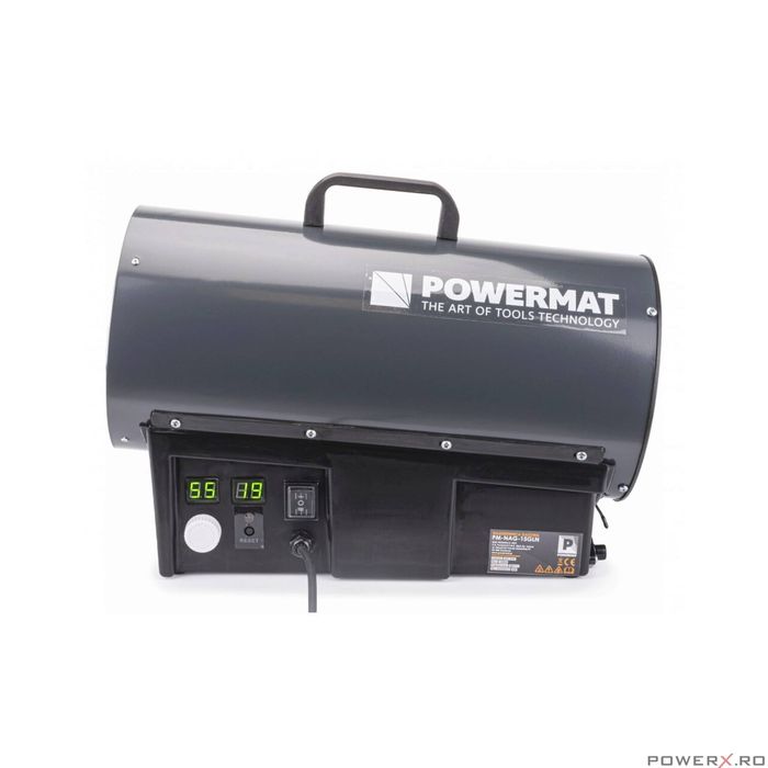 Tun pentru caldura pe gaz cu termostat 15 KW, incalzitor industrial,