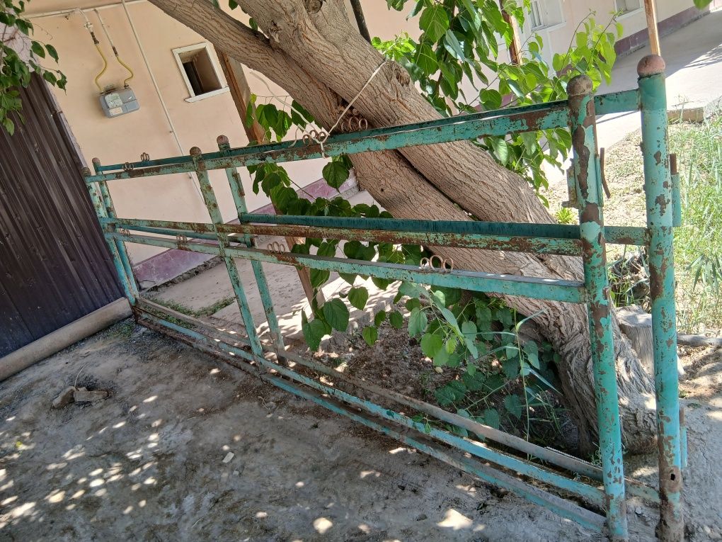 Малхона олдига забор.