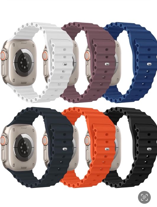 Curea Ocean Line Ceas Apple Watch ULTRA 9 8 7 SE Husa Folie Incarcator