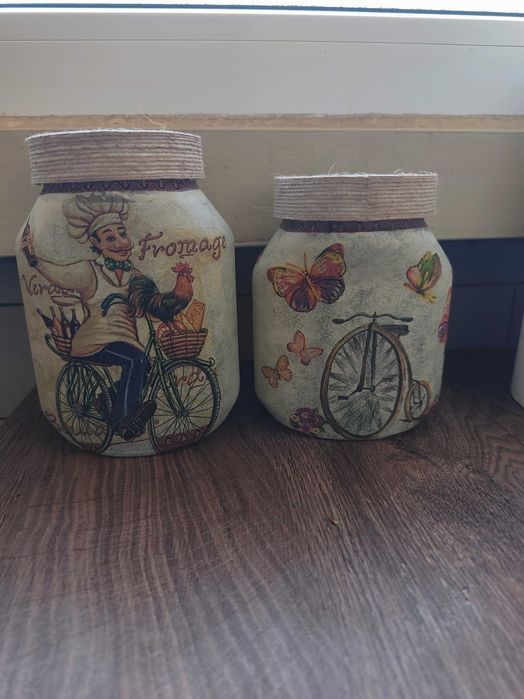 Декоративен буркан ръчна изработка