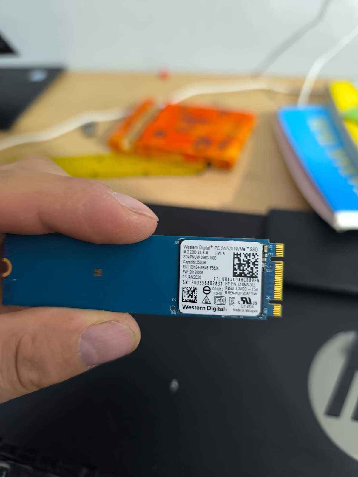 Nvme ssd 256gb от WD