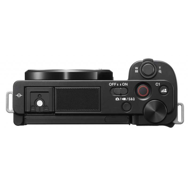 фотоапарат за влогинг Sony ZV-E10 обектив,калъф,светкавица,батерии