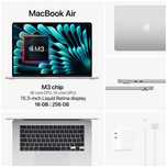 MacBook Air M3  16/256GB  15-inch Silver