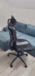 Scaun ergonomic de birou KERDOM, Plasa, 4 puncte de sprijin, Reglabil,