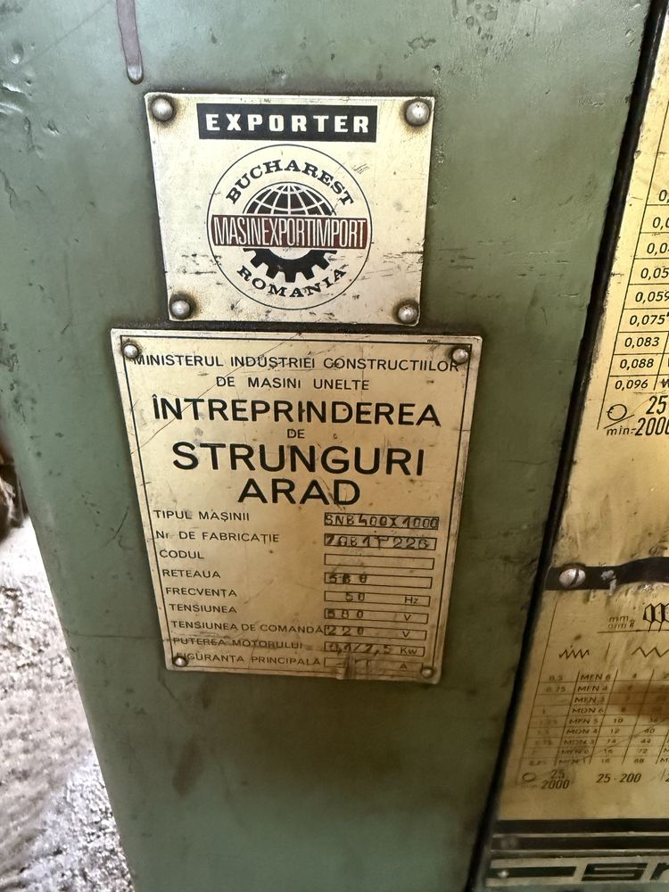 Snb 400x1000 , in stare buna cu accesorii
