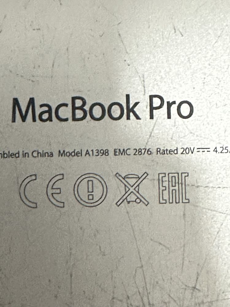 Dezmembrez Apple MacBook Pro 15 retina A1398 2014
